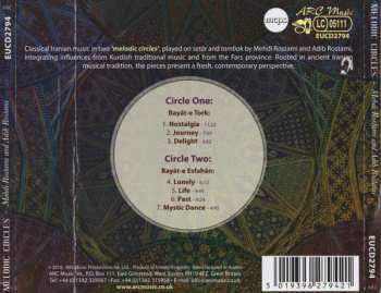 CD مهدی رستمی: Melodic Circles - Urban Classical Music from Iran