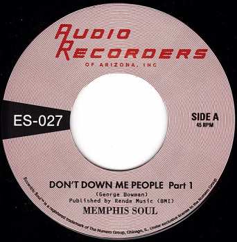 SP Memphis Soul: Don't Down Me People