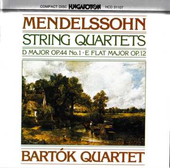 CD Felix Mendelssohn-Bartholdy: String Quartets D Major Op. 44 No. 1 / E Flat Major Op. 12