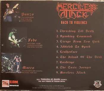 CD Merciless Attack: Back To Violence
