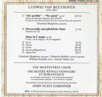 CD Ludwig van Beethoven: Messe In C / Ah! Perfido / Meeresstille Und Glückliche Fahrt