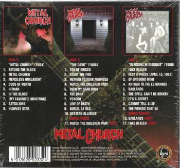 3CD Metal Church: The Elektra Years 1984-1989 DIGI