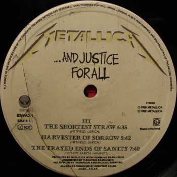 2LP Metallica: ...And Justice For All (2xLP)