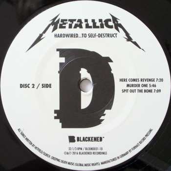 2LP Metallica: Hardwired...To Self-Destruct
