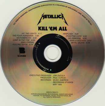 CD Metallica: Kill 'Em All DIGI