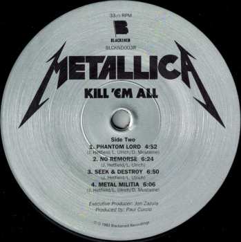 LP Metallica: Kill 'Em All