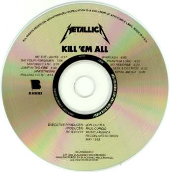CD Metallica: Kill 'Em All