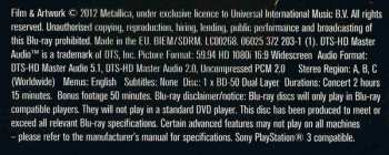 Blu-ray Metallica: Quebec Magnetic