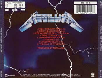 CD Metallica: Ride The Lightning