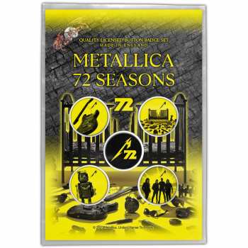 Merch Metallica: Button-Set 72 Seasons