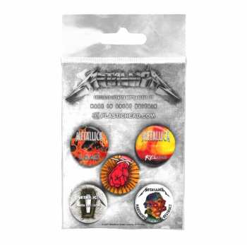 Merch Metallica: Button-Set Albums 1996-2016 Button Badge Set