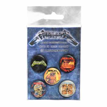 Merch Metallica: Button-Set The Singles Button Badge Set