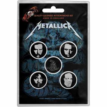 Merch Metallica: Button-Set Wherever I May Roam