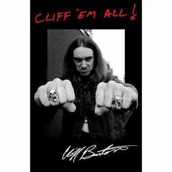 Merch Metallica: Textil-Poster Cliff 'em All