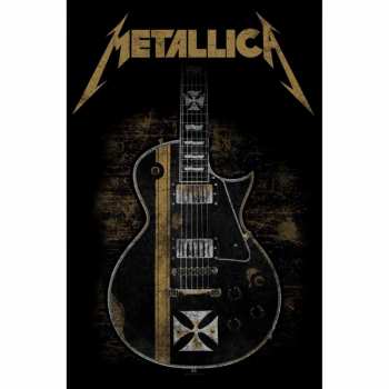 Merch Metallica: Textil-Poster Hetfield Guitar