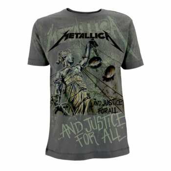 Merch Metallica: T-Shirt And Justice For All Neon (all Over)
