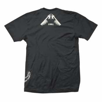 Merch Metallica: Tričko Black Album Faded (all Over) S