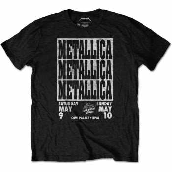 Merch Metallica: T-Shirt Cow Palace 