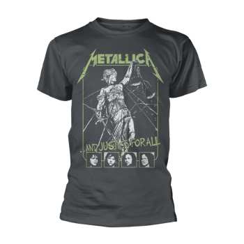 Merch Metallica: T-Shirt Justice For All Faces