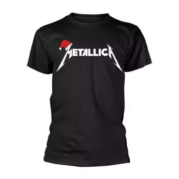 T-Shirt Santa Hat Logo Metallica