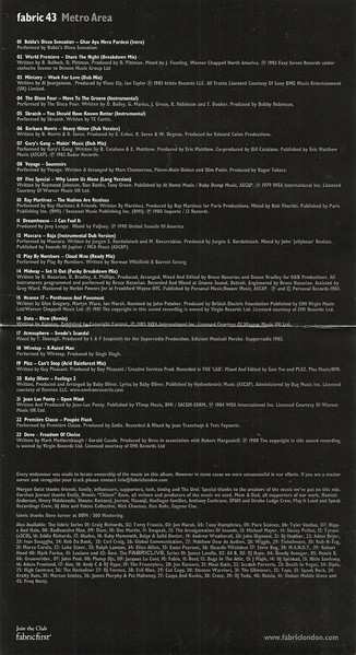 CD Metro Area: Fabric 43