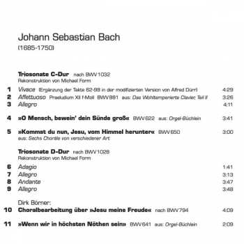 CD Michael Form: Speculation On J.S. Bach: Reconstructed Chamber Music And Chorals