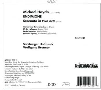 2CD Lydia Teuscher: Endimione