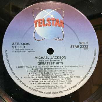LP Michael Jackson: 18 Greatest Hits