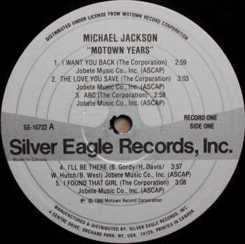 3LP Michael Jackson: The Motown Years ...His Greatest Hits