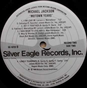 3LP Michael Jackson: The Motown Years ...His Greatest Hits