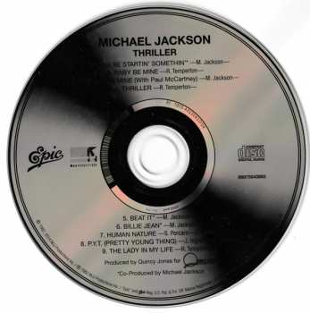 CD Michael Jackson: Thriller