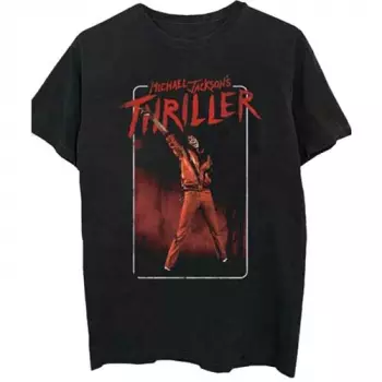 T-Shirt Thriller White Red Suit 
