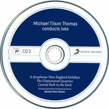 4CD/Box Set The Chicago Symphony Orchestra: Michael Tilson Thomas Conducts Ives