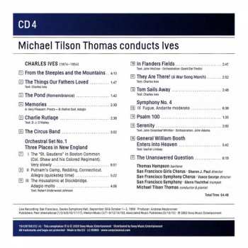 4CD/Box Set The Chicago Symphony Orchestra: Michael Tilson Thomas Conducts Ives