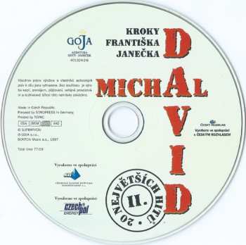 CD Michal David: 20 Největších Hitů II.