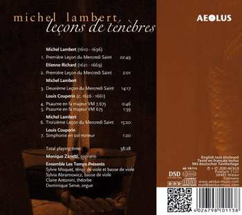 CD Michel Lambert: Leçons De Ténèbres