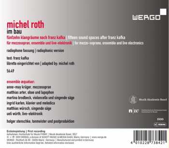 CD Michel Roth: Im Bau (15 Klangräume Nach Franz Kafka)