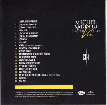 5CD/Box Set Michel Sardou: L'album De Sa Vie