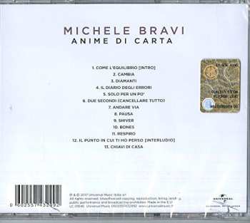 CD Michele Bravi: Anime Di Carta