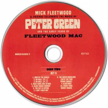 2CD Mick Fleetwood & Friends: Celebrate The Music Of Peter Green And The Early Years Of Fleetwood Mac