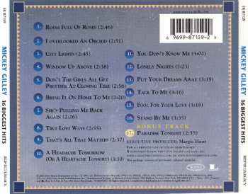 CD Mickey Gilley: 16 Biggest Hits