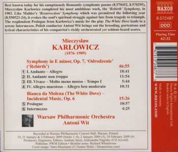 CD Antoni Wit: 'Rebirth' Symphony, Op. 7 / Bianca Da Molena, Op. 6