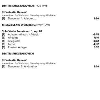 SACD Mieczysław Weinberg: Solo Sonatas For Violin Nos. 1 - 3