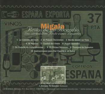 CD Migala: Restos De Un Incendio / Die Verkohlten Reste Eines Brandes