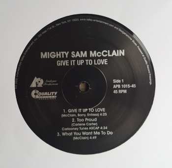 2LP Mighty Sam McClain: Give It Up To Love