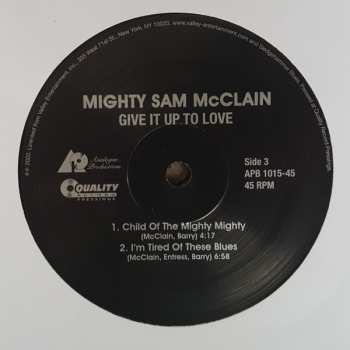 2LP Mighty Sam McClain: Give It Up To Love