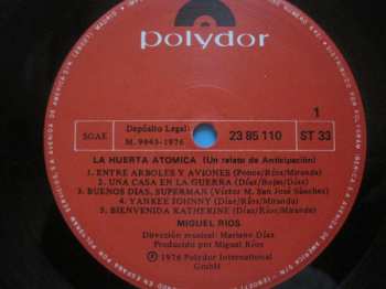 LP Miguel Ríos: La Huerta Atómica (Un Relato De Anticipación) LTD | CLR