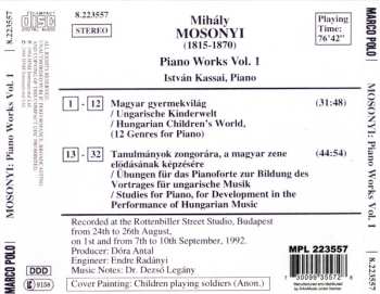 CD Kassai István: Piano Works Vol. 1