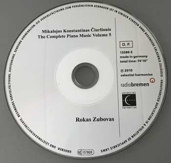 5CD/Box Set Mikalojus Konstantinas Ciurlionis: The Complete Piano Music