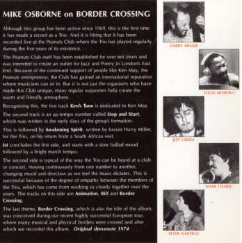 CD Mike Osborne: Border Crossing + Marcel's Muse